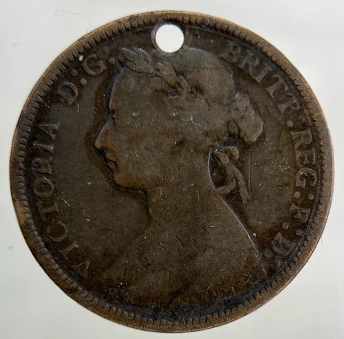 1885 Victoria Half Penny — photo from the most recent tracked eBay sale