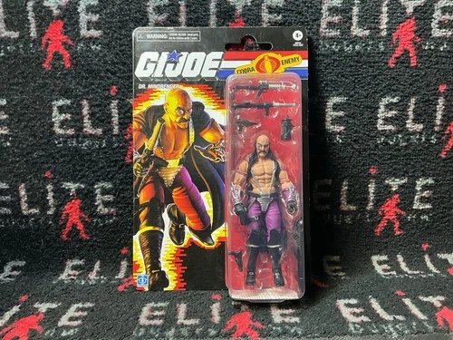G.I. Joe Classified Series Retro Cardback Dr. Mindbender 6" Action Figure Hasbro