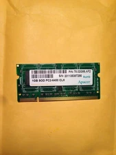 Apacer  Memory 1GB SOD PC2-6400 CL6  (1GB Module)