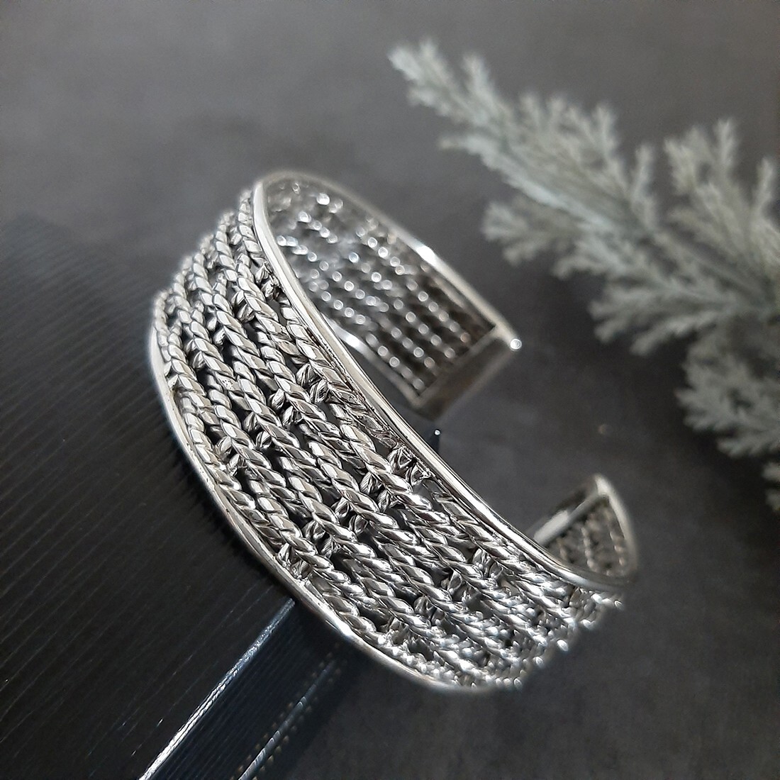 CTHY HERITAGE BANGLE RHODIUM SILVER バングル CTHY HERITAGE BANGLE RHODIUM SILVER バングル CTHY HERITAGE