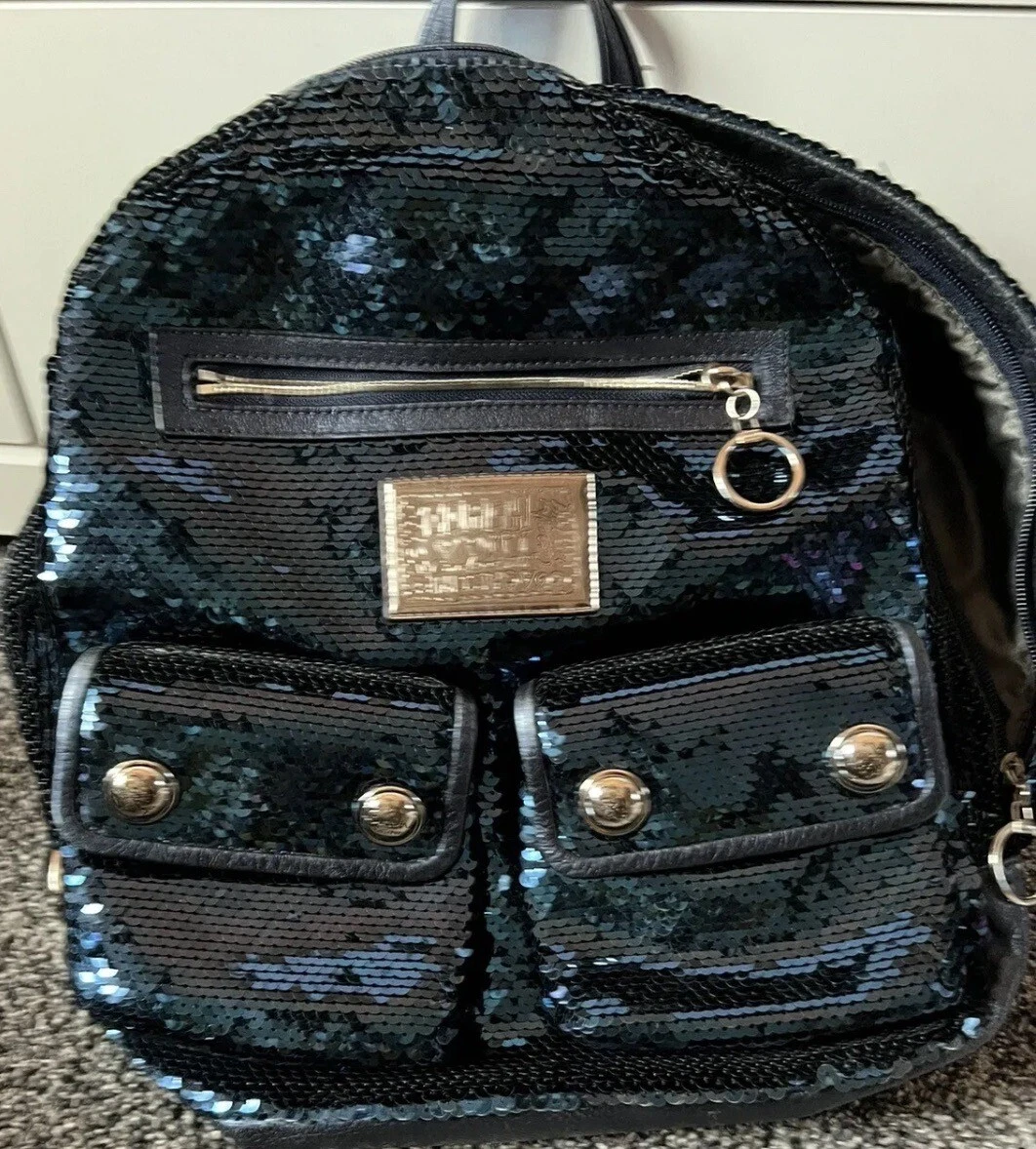 Coach sequin backpack sales