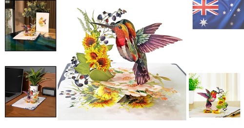 Elegant Handcrafted 3D Flower Card - Perfect for Mother's Day Celebrations - Picture 2 of 11