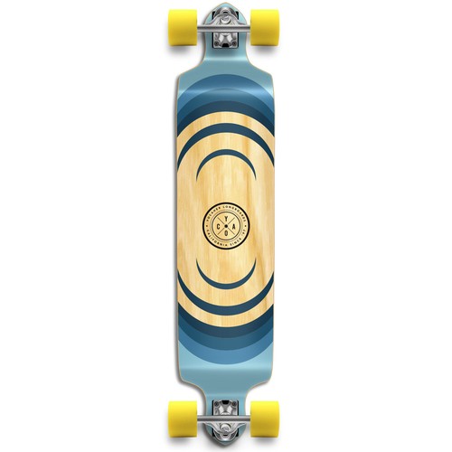 YOCAHER Longboard Complete - Earth Series - Ripple - Picture 9 of 62