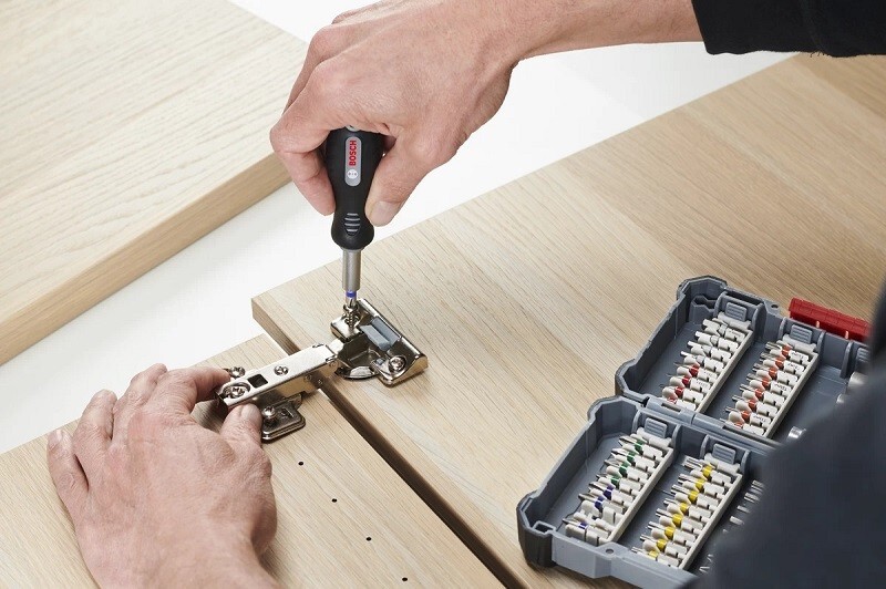 BOSCH SET BIT INSERTI DI PRECISIONE E PER AVVITATORE TRAPANO IN CUSTODIA 42 PZ foto 5