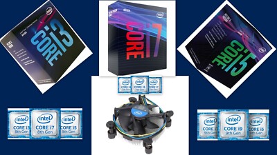 i7 +8700 i7-8700T Heatsink Cooling Fan for Intel Socket LGA1151 Processor - New