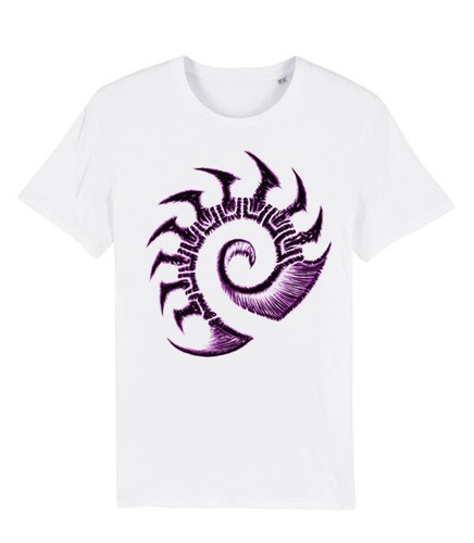 Zerg Logo - Star Craft - Videogame - Konton Zen Designs - Men's Fit T-shirt - Picture 22 of 28