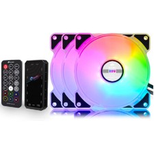 3Pcs LED Cooling Fan aRGB 120mm 5V For Computer Case PC CPU w/ Remote Control US