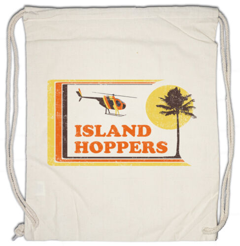 ISLAND HOPPERS HAWAII Turnbeutel Tom TV Selleck Thomas Retro Kult Magnum - Picture 1 of 1