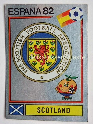 PANINI ESPANA 82 figurina 400 Scotland calcio Spagna 1982 NEW *
