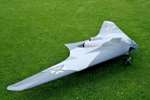 Ww2 Horten Ho 229 V3 Wing Rc Model Airplane Plans Templates Full Size Prints Ebay
