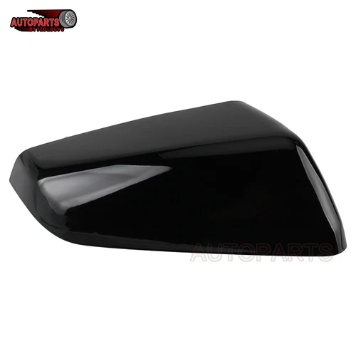 For 2018-2023 Chevy Equinox GMC Terrain Mirror Cover Cap Gloss Black Passenger