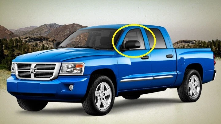 Fits 2005-2010 Dodge Dakota 2 & 4 Door Driver Side Left Front Door Glass Foto 3 de 3