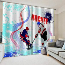 Colorful Silk Baseball Cap Printing 3D Blockout Curtains Fabric Window