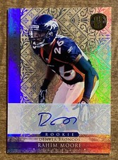 Rahim Moore 2011 Panini Gold Standard Rookie Autograph 361/499 - Broncos