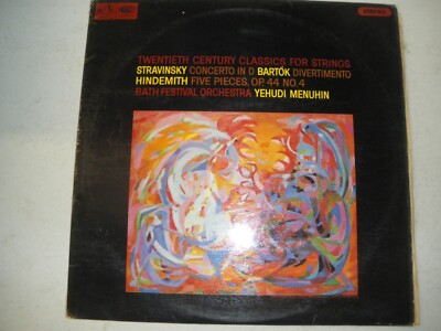 Twentieth Century Classics For Strings LP 1966 EMI UK Bath Orchestra