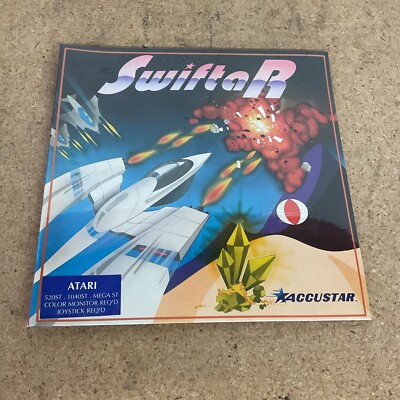 Swiftar Accustar Atari Game 520ST 1040ST Mega ST New Sealed