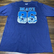 Vintage Maui Hawaii 1986 t shirt single stitch tourist destination XL 80s Happy