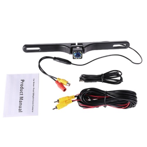 Night for 12 LED Car Rear View camera License Plate Frame Back Up eBay