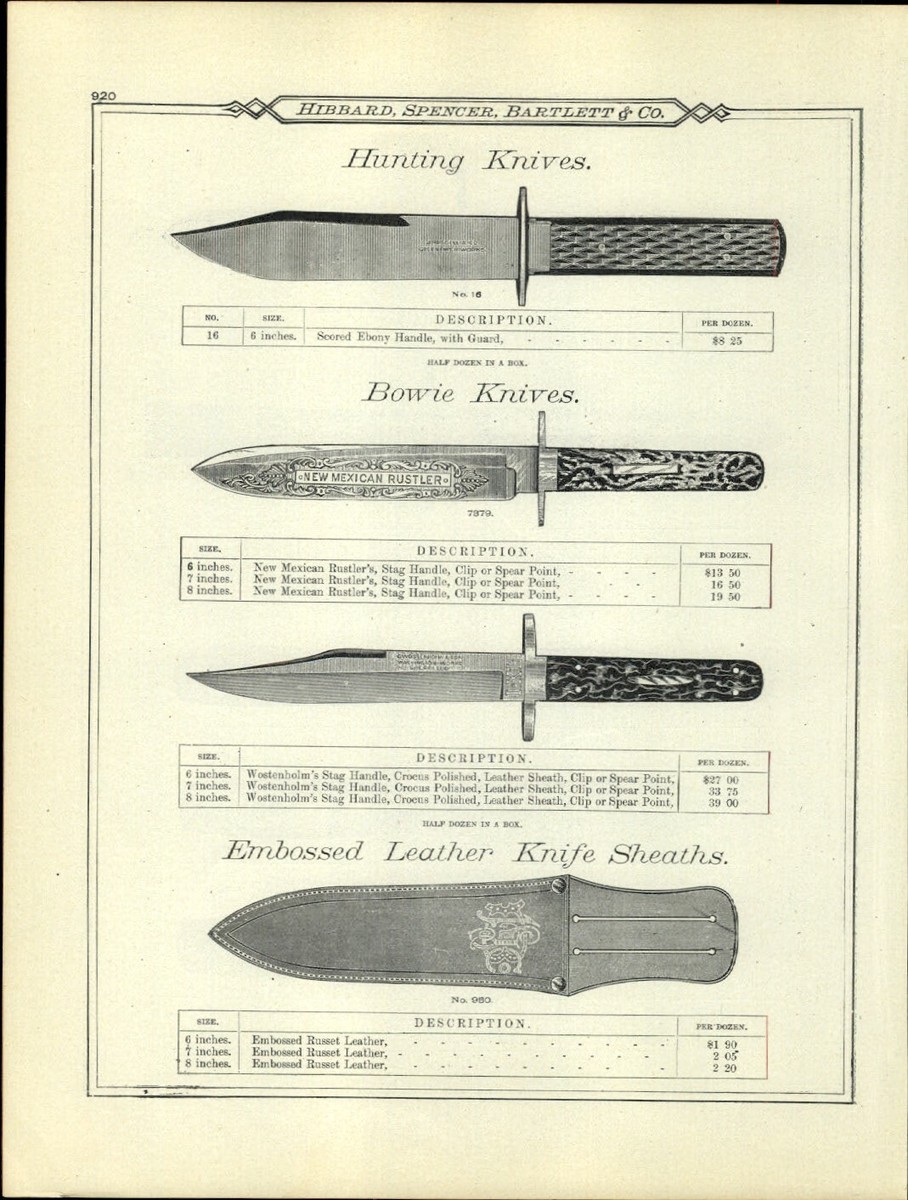 『激レア』ナイフ本　Sheffield Exhibition Knives Wade_Butcher_Bowie_book__11821