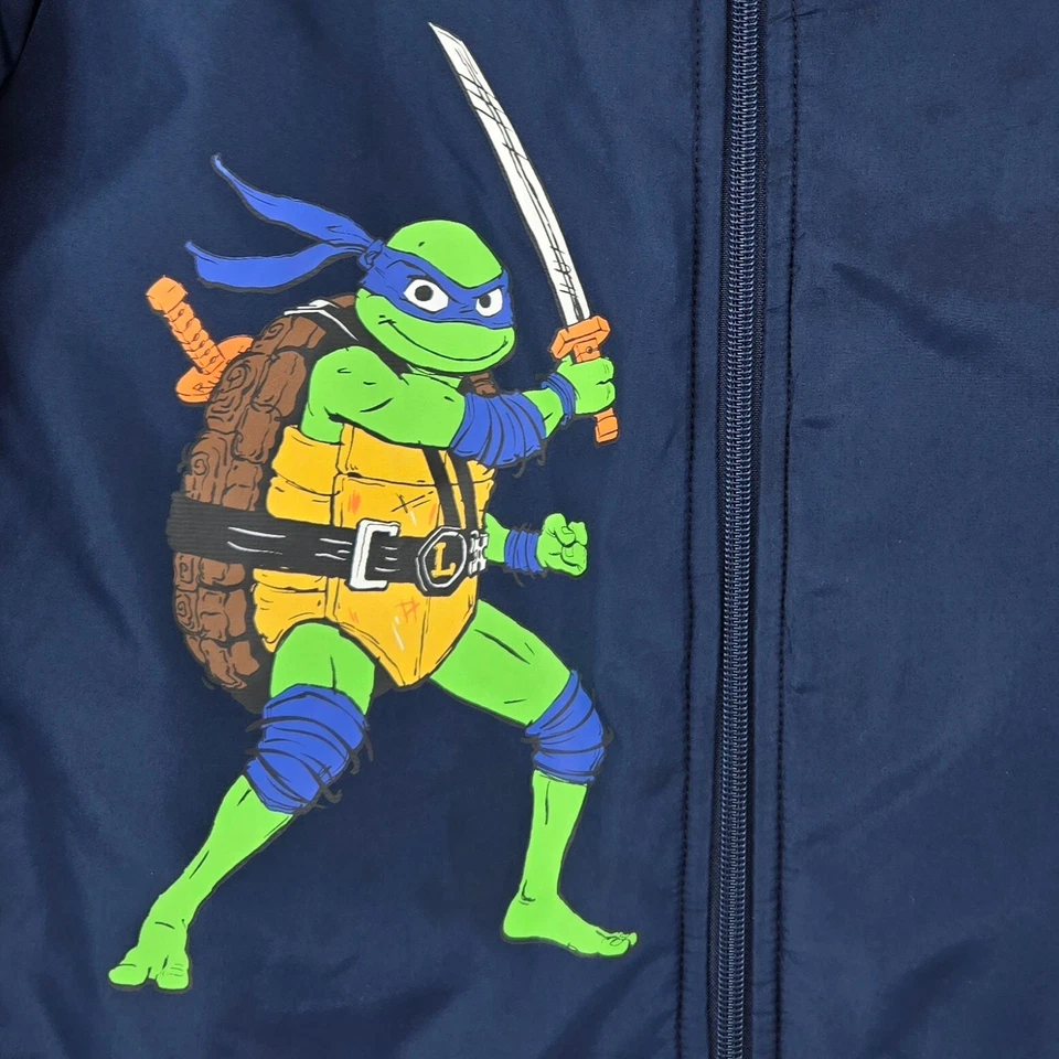 Chaqueta de bombardero TMNT Teenage Mutant Ninja Turtles para niños talla 10/12 Mutant Mayhem Foto 2 de 4