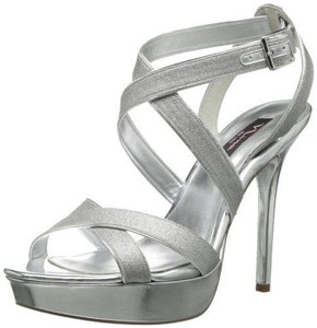 nina silver sandals
