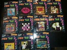 Lot of 4 Vintage 1991 Iron-On Art Dizzle OVER THE EDGE Patches With Attitude C1