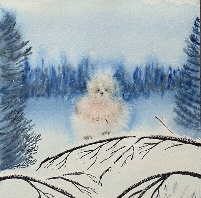 Original Watercolour Picture Watercolour Painting Artwork Gift Gift Decor