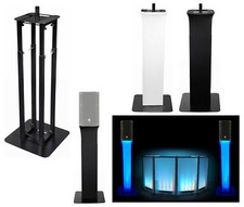  1 Rockville Black Adjustable Totem Speaker Stand For JBL PRX412M