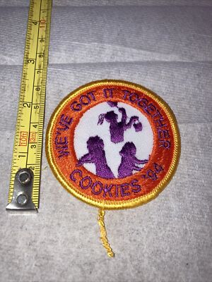 Girl Scouts GSA Patch, New Old Stock Weve got it together Cookies '94