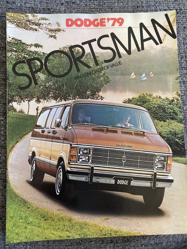 1979 Dodge Sportsman Van 12-page Original Car Sales Brochure Catalog