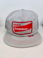 Vintage K Brand USA MADE Elanco Farm Patch Trucker Hat Snapback Dad Cap