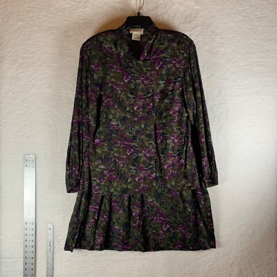 Christian Dior Women's Vintage Floral Separates Blouse & Midi Skirt Size 10 9642