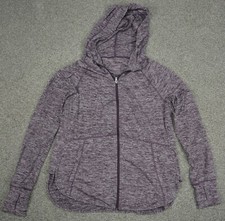 Tangerine Serene Full Zip Hoodie Women's Large Purple Activewear