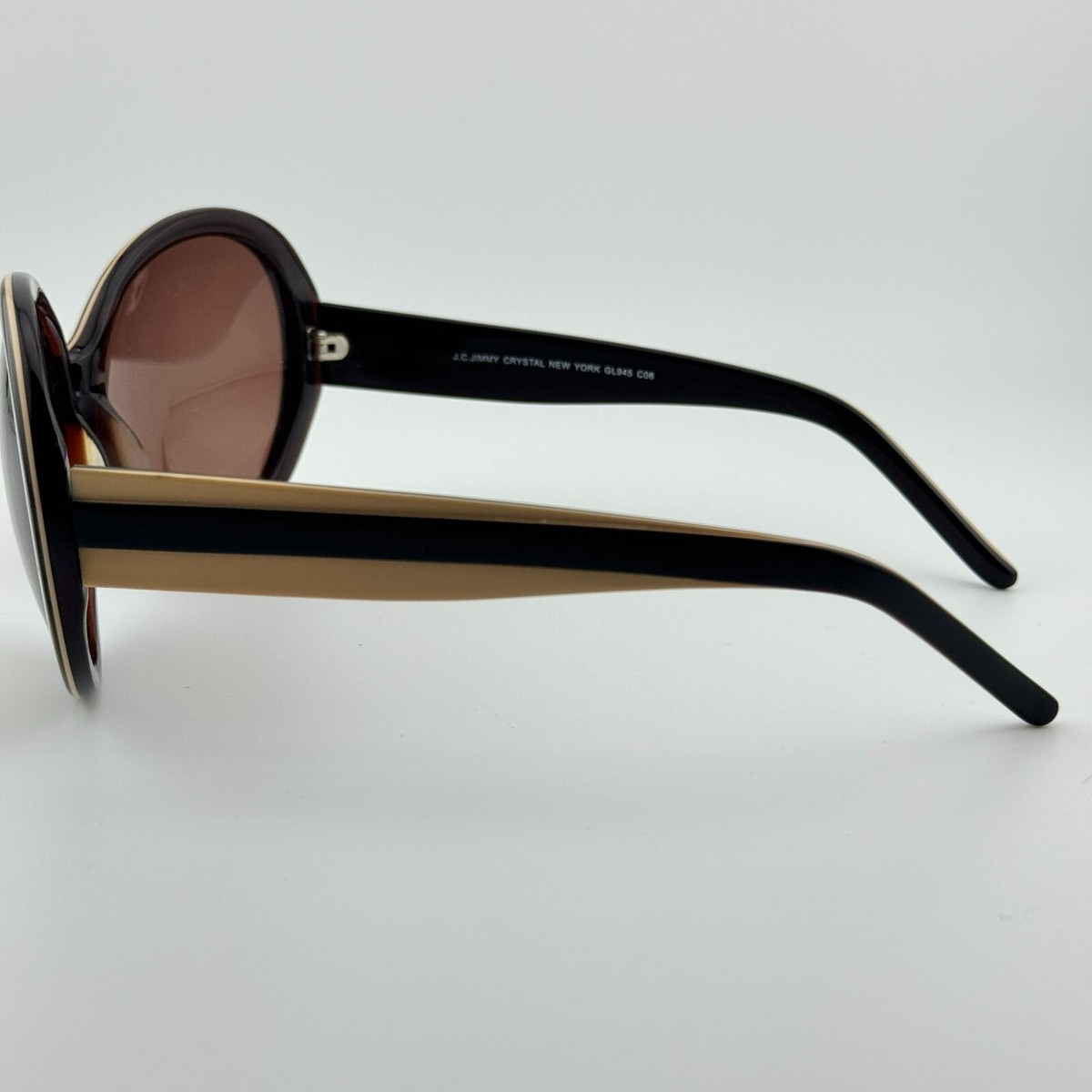 Jimmy Crystal New York Menton Burgundy Tortoise Swarovski Crystal Eyeglasses Jimmy Crystal® Prescription Glasses | CoolFrames  main image 3