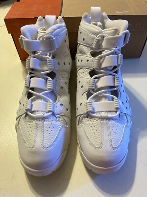 Nike Air Max2 CB Mens Triple White Basketball Shoes NIB