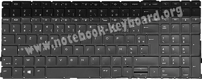 Clavier Français Original Pour HP Probook 450 G8 G9 G10 / 455 G8 G9 G10 - Photo 3/3
