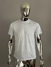 HUF Worldwide Men White Coton T-Shirt Size S