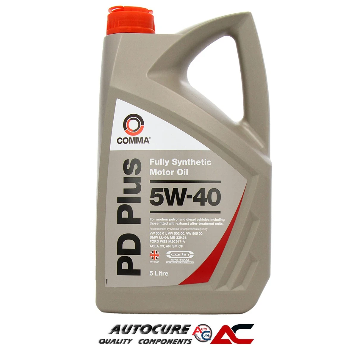 PD PLUS 5W 40 FULLY SYNTHETIC VW 502 00 VW 505 00 VW 505 01 BMW