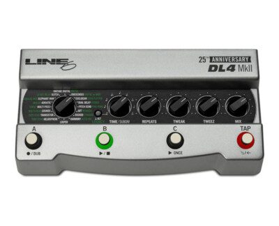 Line 6 DL4 MKII Limited Edition 25th Anniversary Delay Pedal - Silver - Open Box