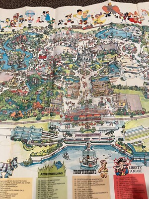 レア・パーク地図『米国ウォルト・ディズニーワールド(1979』&ステッカー中古品 $_57.PNG?set_id=880000500F