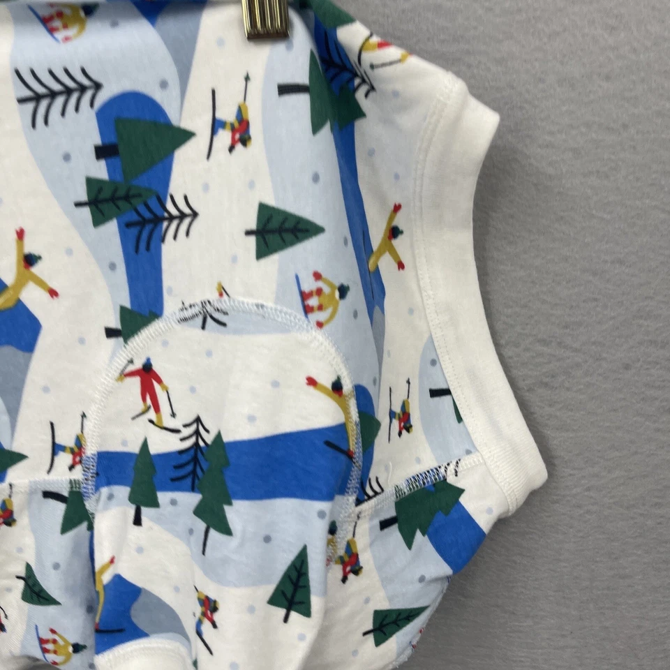 Hanna Andersson Pet John Pajamas Large Dog Shirt Skiier Winter Snow Holiday Xmas - Image 3 of 4