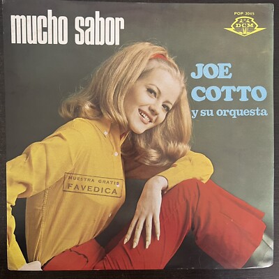 Joe Cotto Y Su Orquesta ‎– Mucho Sabor PACHANGA,MAMBO,GUARACHA LP