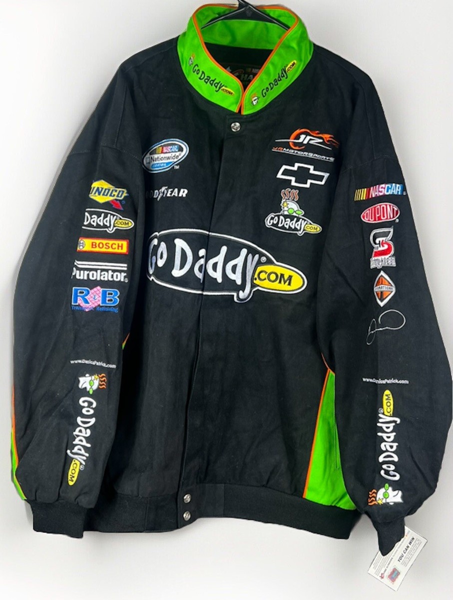GoDaddy racing jacket レーシングジャケット Nascar GoDaddy Danica Patrick #7 Chase Authentic Jacket Racing