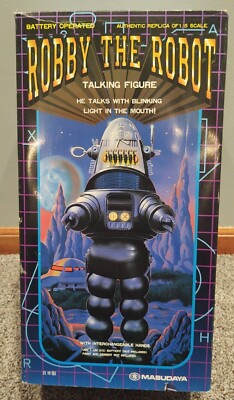 LIMITED ED ROBBY THE ROBOT BATTERY OPERATED TALKING MASUDAYA MODEL 1/5 SCALE