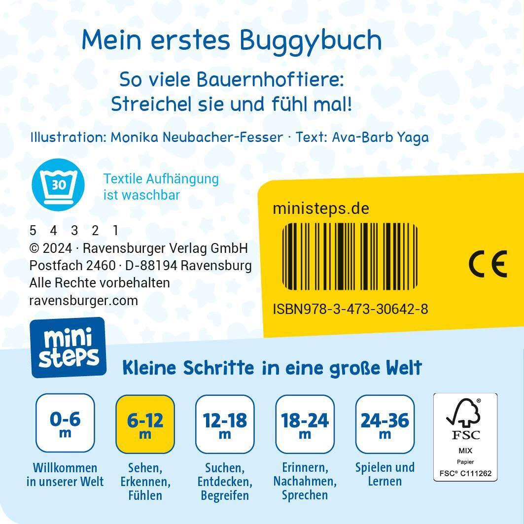 Thumbnail - Mein Erstes Buggybuch: Fühl Mal Bauernhoftiere | Ava-barb Yaga | Ab 6