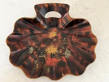 Ramasse Miettes en carton bouilli et nacre d’époque Napoléon III