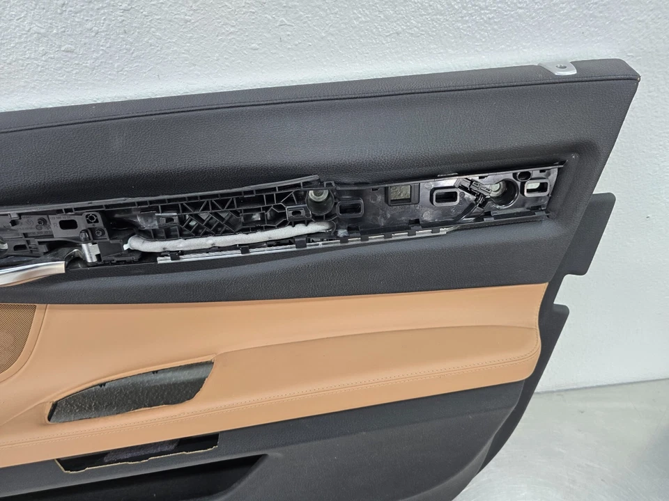 09-15 BMW 750I FRONT RIGHT SIDE DOOR INTERIOR LEATHER PANEL COVER OEM GENUINE - Изображение 2 из 4