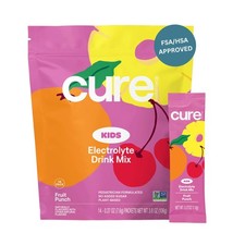 Cure Hydration - Kids Electrolyte Drink Mix Plant-Based Pediatrician Formulated
