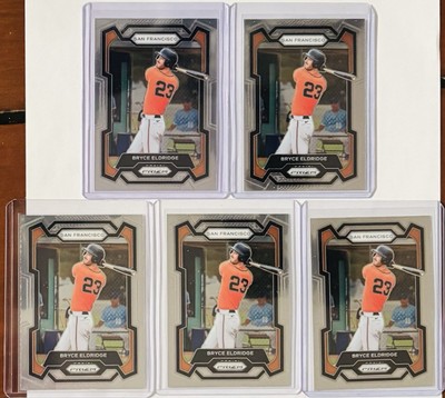 Lot of 5 Cards.  2024 Panini Prizm - Bryce Eldridge Prospect RC #255  SF Giants 