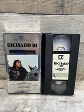 Richard III The Classic Collection VHS 1987 Laurence Olivier William Shakespeare